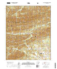 Brushy Creek Mountain 2020 topographic map thumbnail