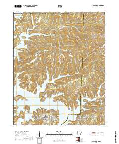 Bull Shoals 2020 topographic map thumbnail