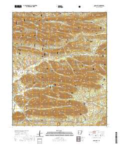 Caddo Gap 2020 topographic map thumbnail
