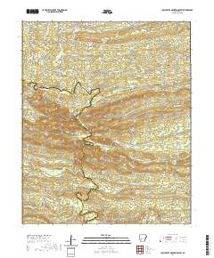 Chalybeate Mountain West 2020 topographic map thumbnail