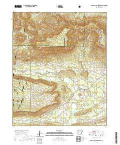 Chickalah Mountain East 2020 topographic map thumbnail