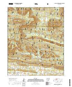 Chickalah Mountain West 2020 topographic map thumbnail