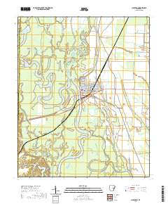 Clarendon 2020 topographic map thumbnail