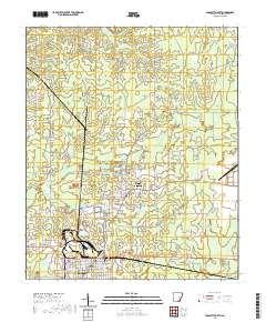 Crossett North 2020 topographic map thumbnail