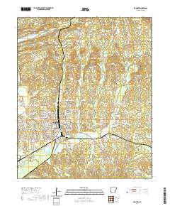 De Queen 2020 topographic map thumbnail