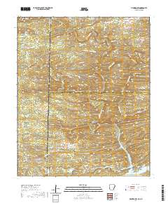 De Queen NW 2020 topographic map thumbnail