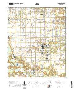 Des Arc West 2020 topographic map thumbnail