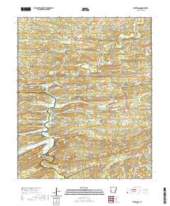 Dierks Dam 2020 topographic map thumbnail