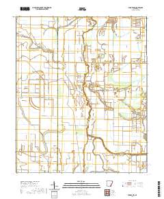 Eudora NW 2020 topographic map thumbnail