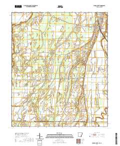 Eudora South 2020 topographic map thumbnail