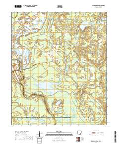Felsenthal Dam 2020 topographic map thumbnail