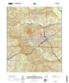 Fordyce 2020 topographic map thumbnail