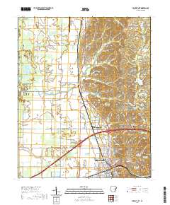 Forrest City 2020 topographic map thumbnail