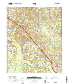 Fouke 2020 topographic map thumbnail