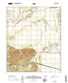 Fouke NE 2020 topographic map thumbnail