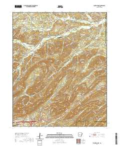 Fountain Lake 2020 topographic map thumbnail
