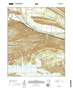 Fourche 2020 topographic map thumbnail