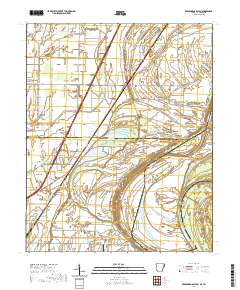 Frenchmans Bayou 2020 topographic map thumbnail