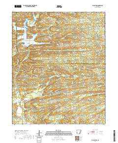 Gillham Dam 2020 topographic map thumbnail