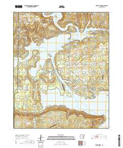 Greers Ferry 2020 topographic map thumbnail