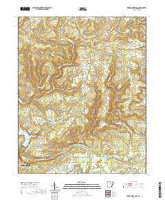 Greers Ferry Dam 2020 topographic map thumbnail