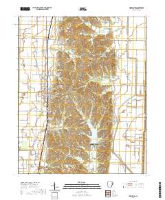 Harrisburg 2020 topographic map thumbnail