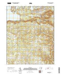 Heber Springs 2020 topographic map thumbnail