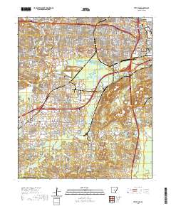 Little Rock 2020 topographic map thumbnail
