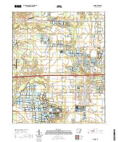 Lonoke 2020 topographic map thumbnail