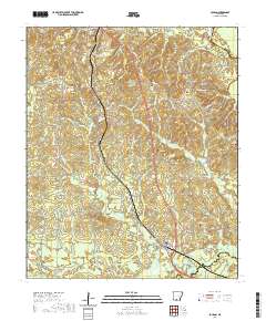 Louann 2020 topographic map thumbnail