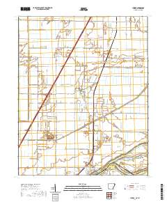 Luxora 2020 topographic map thumbnail
