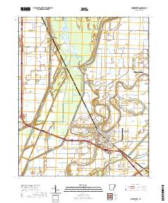 Marked Tree 2020 topographic map thumbnail