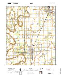 McGehee South 2020 topographic map thumbnail