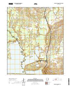 Mineral Springs South 2020 topographic map thumbnail