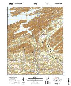 Mountain Pine 2020 topographic map thumbnail