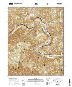 Norfork 2020 topographic map thumbnail