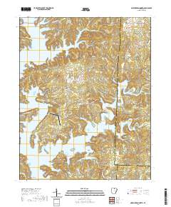 Norfork Dam North 2020 topographic map thumbnail