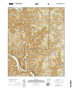 Norfork Dam South 2020 topographic map thumbnail