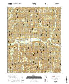 Oark 2020 topographic map thumbnail