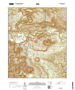 Pangburn 2020 topographic map thumbnail
