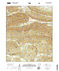 Peanut Mountain 2020 topographic map thumbnail