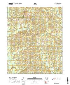 Pine Bluff NW 2020 topographic map thumbnail