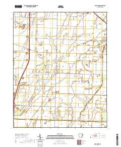 Podo Creek 2020 topographic map thumbnail