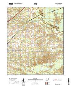 Prescott East 2020 topographic map thumbnail