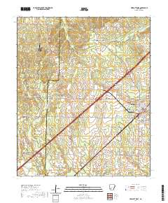 Prescott West 2020 topographic map thumbnail