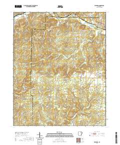 Ravenden 2020 topographic map thumbnail
