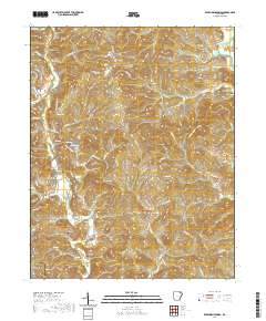 Ravenden Springs 2020 topographic map thumbnail