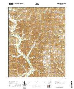Ravenden Springs SE 2020 topographic map thumbnail
