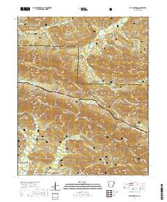 Rich Mountain 2020 topographic map thumbnail