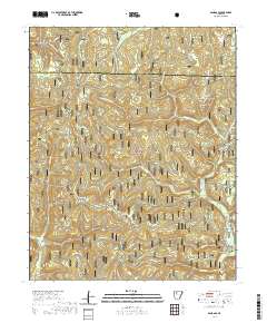 Sand Gap 2020 topographic map thumbnail